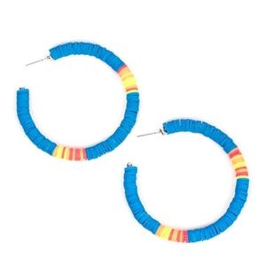 Blue and yellow hoops